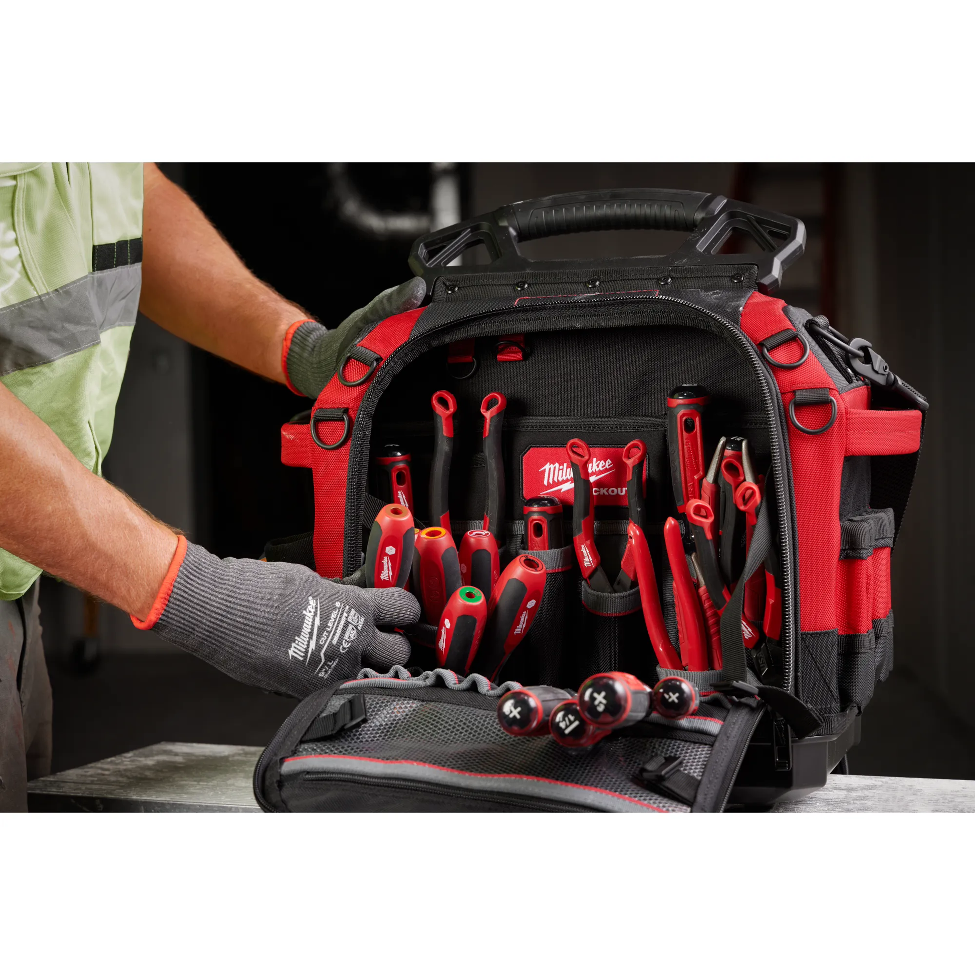 Milwaukee 48-22-2547, 7pc SAE HollowCore™ Magnetic Nut Driver Set