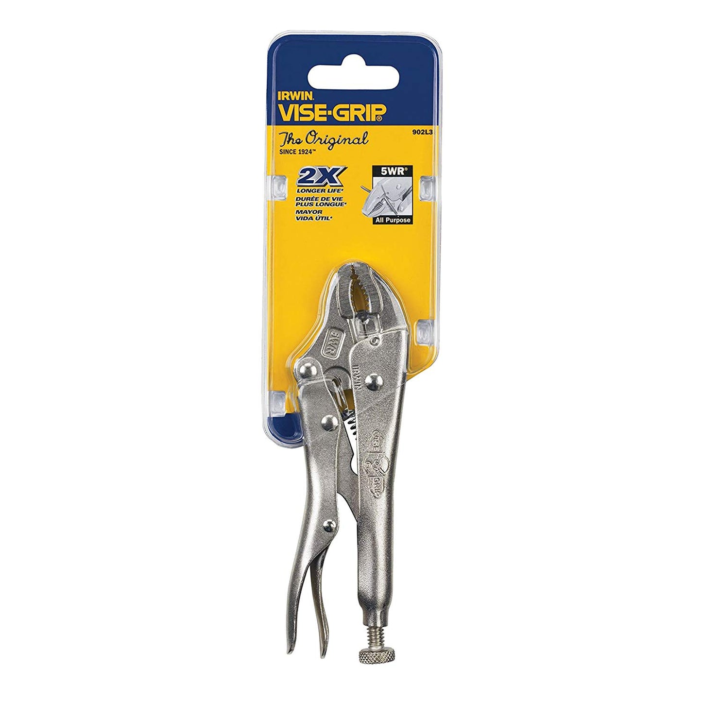 Irwin 902L3, Vise-Grip 5" Original Curved Jaw Locking Pliers (5WR)