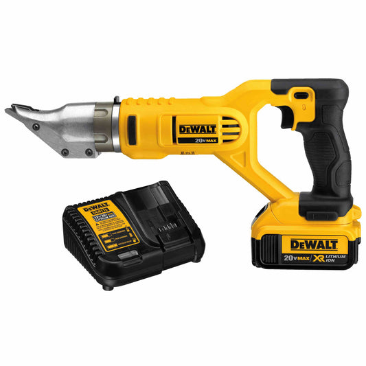 DEWALT DCS491M2, 20V MAX 18ga Swivel Head Double Cut Shear Kit