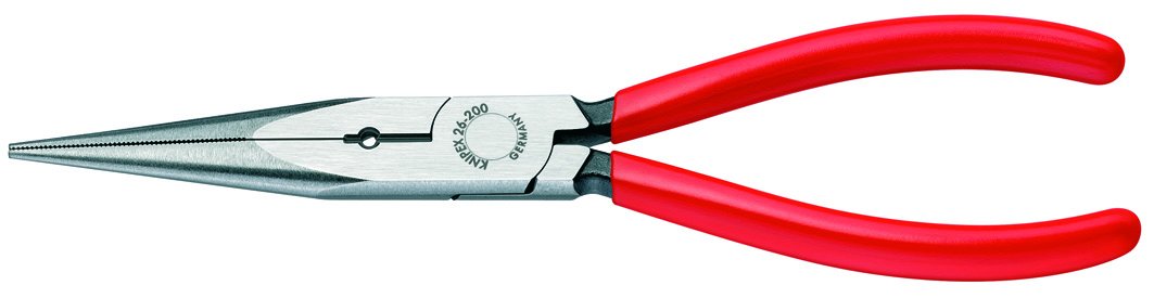 Knipex 26 11 200 SBA, Long Nose Pliers w/ Cutter