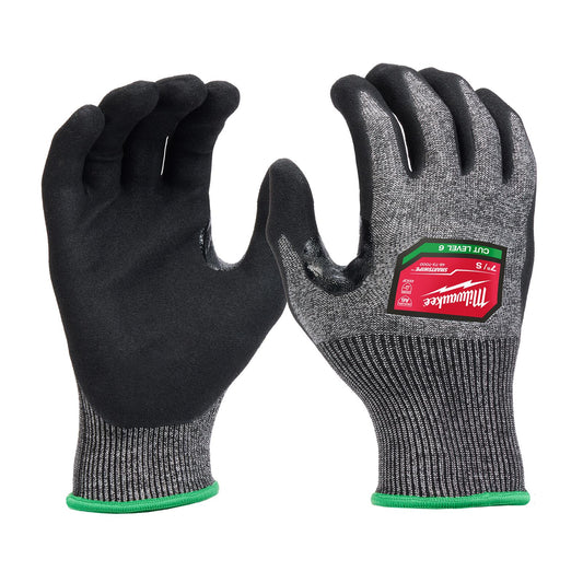 Milwaukee 48-73-7000, Cut Level 6 High-Dexterity Nitrile Dipped Gloves - S