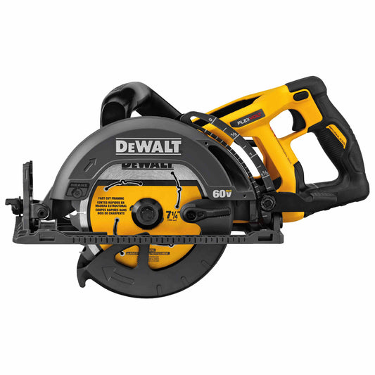 DEWALT DCS577B, FLEXVOLT 60V MAX 7-1/4 Cordless Worm Drive Style Saw (Tool Only)