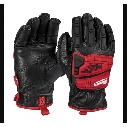 Milwaukee 48-22-8781, Impact Cut Level 5 Goatskin Leather Gloves - M