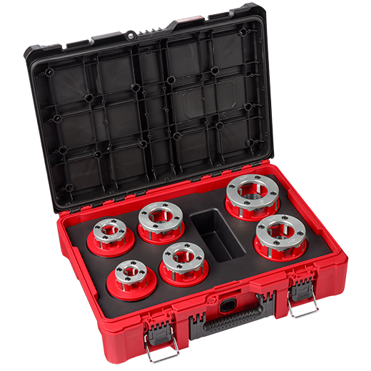 Milwaukee 48-36-1060, 1/2"-2" HIGH SPEED NPT Portable Pipe Threading Forged Aluminum Die Head Kit