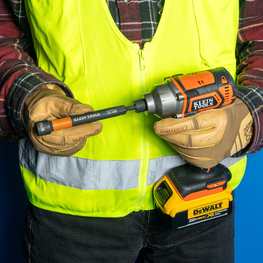 Klein Tools 32930, Magnetic Color-Coded Power Nut Setters, 6-Piece Set