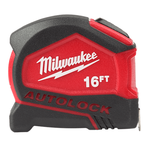 Milwaukee 48-22-6816, 16ft Compact AUTOLOCK Tape