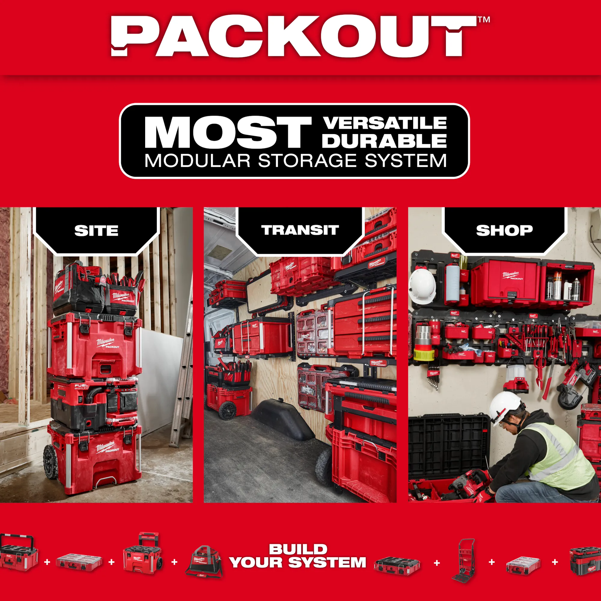 Milwaukee 48-22-8399X, PACKOUT™ Twist to Lock Mount