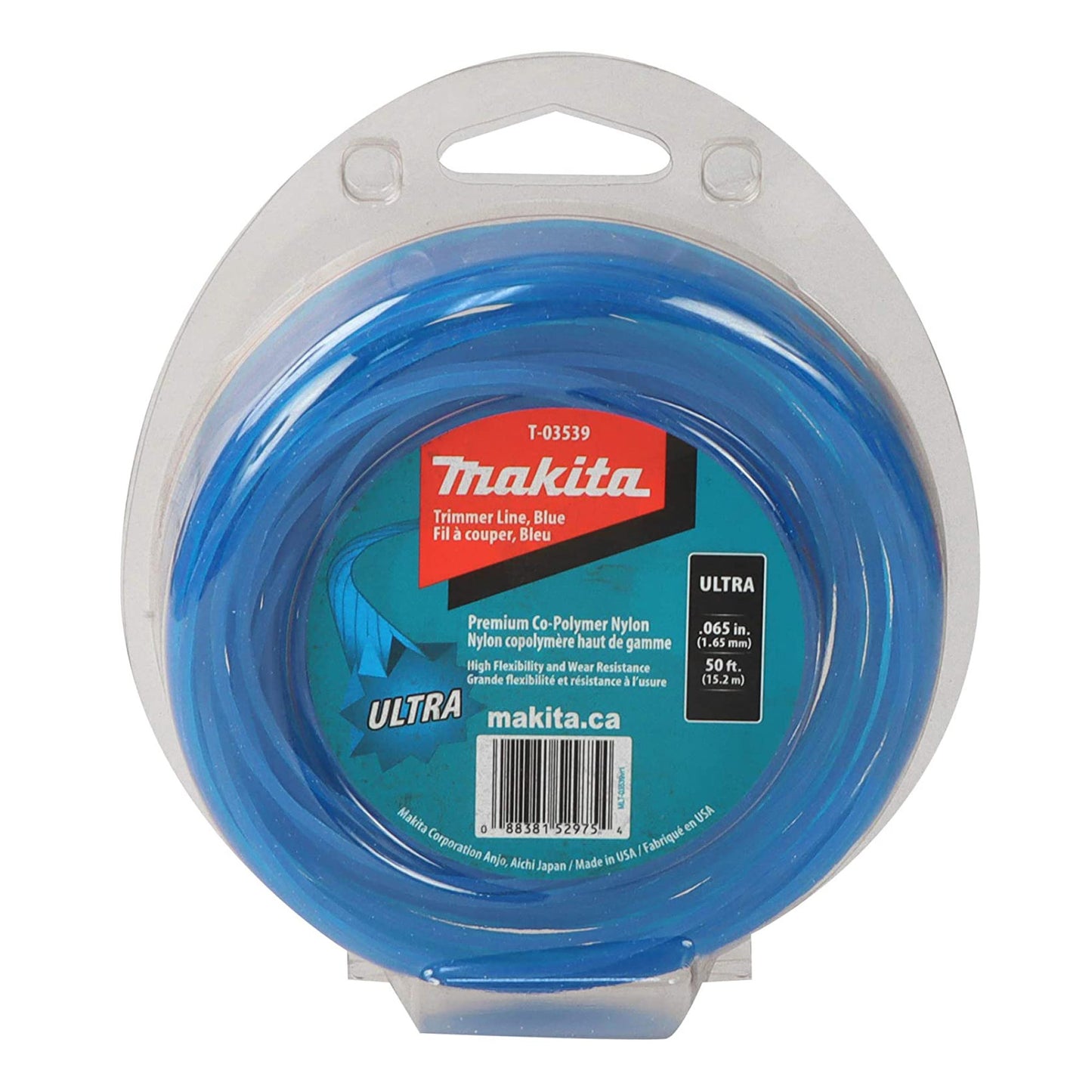 Makita T-03539, .065" Ultra Trimmer Line Blue 50' Pkg