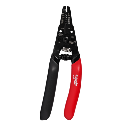 Milwaukee 48-22-3080, 20-32 AWG LOW VOLTAGE DIPPED GRIP WIRE STRIPPER & CUTTER