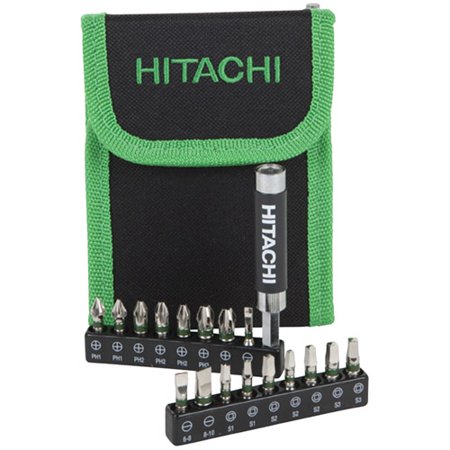 Hitachi 728698, 18 pc Torsion Bit Set