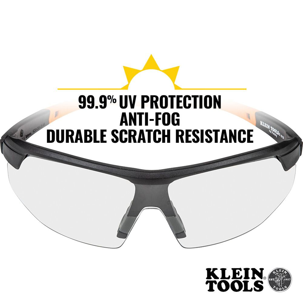 Klein Tools 60159, Standard Safety Glasses, Clear Lens