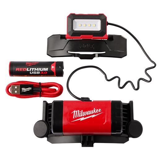 Milwaukee 2118-21, RLUSB BOLT HARD HAT HEADLAMP