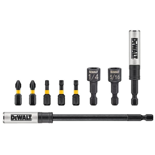 DEWALT DWAFTAS-9, 9 pc Impact Ready Driver Bit Set