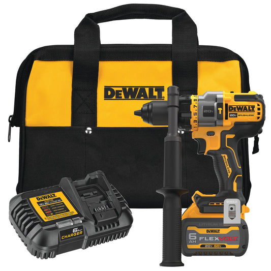 DEWALT DCD999T1, 20V MAX FLEXVOLT ADVANTAGE Hammerdrill Kit (6.0AH)