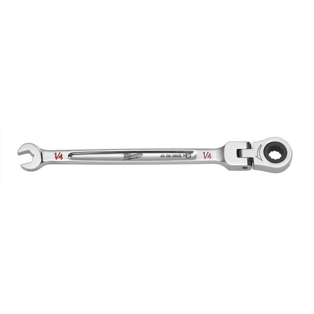 Milwaukee 45-96-9808, 1/4" Flex Head Combination Wrench