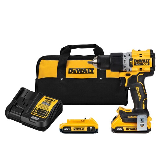 DEWALT DCD805D2, 20V MAX XR Brushless Cordless 1/2" Hammer Drill/Driver 2x 2.0Ah Kit