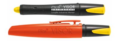 Pica 990/44, VISOR Permanent Marker (Yellow)