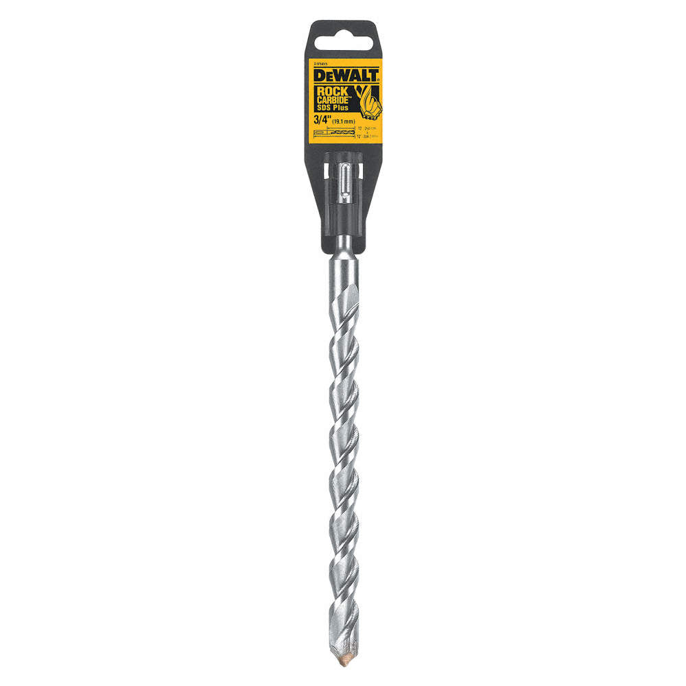 DEWALT DW5455, 3/4'' x 10'' x 12'' SDS Plus 2 Cutter Drill Bits (sold/ea)