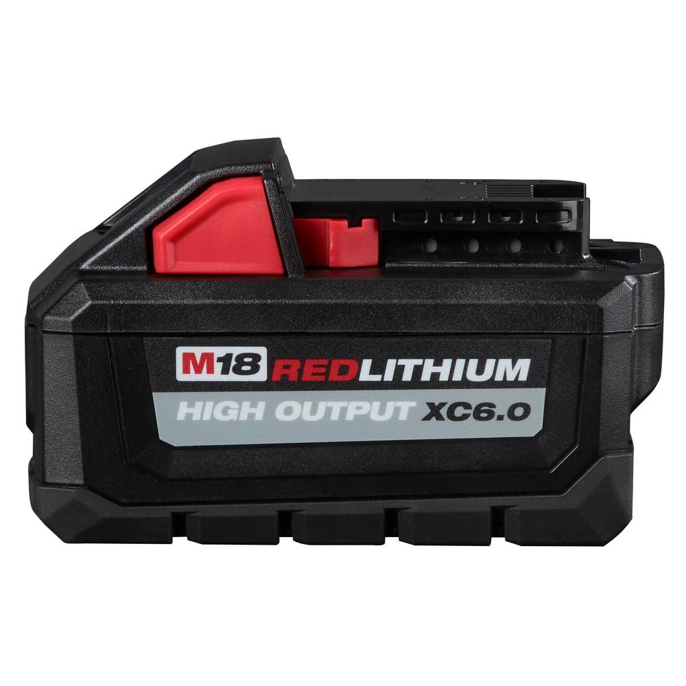 Milwaukee 48-11-1865, M18 REDLITHIUM High Output Battery (6.0 Ah)